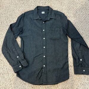 Bridge & Burn herringbone button up